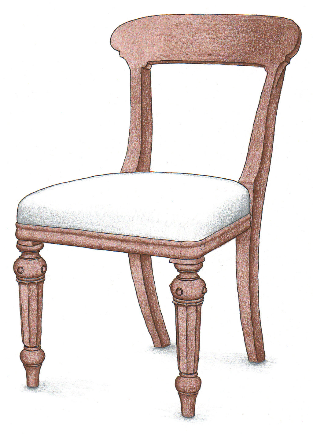 Open Back Side Chair - FWeixlerCo