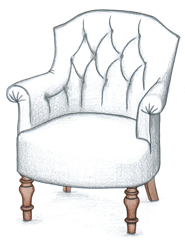 Tufted Arm Chair - FWeixlerCo